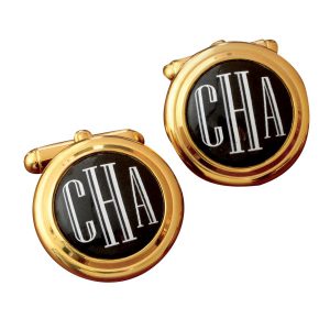 monogram cufflinks scully and scully