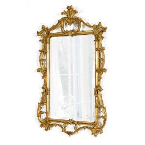 decorative mirror regency gold leaf antique