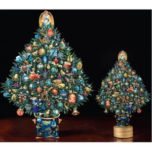 trompe l'oeil christmas trees scully and scully