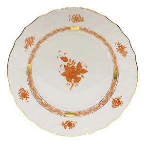 Herend Chinese Bouquet in Rust Dinner Plate