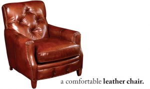 leather chair comfortable