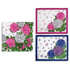 Hydrangeas Placemats and Tablecloth