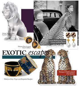 exotic safari decor jewelry scully and scully