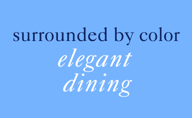 color elegant dining