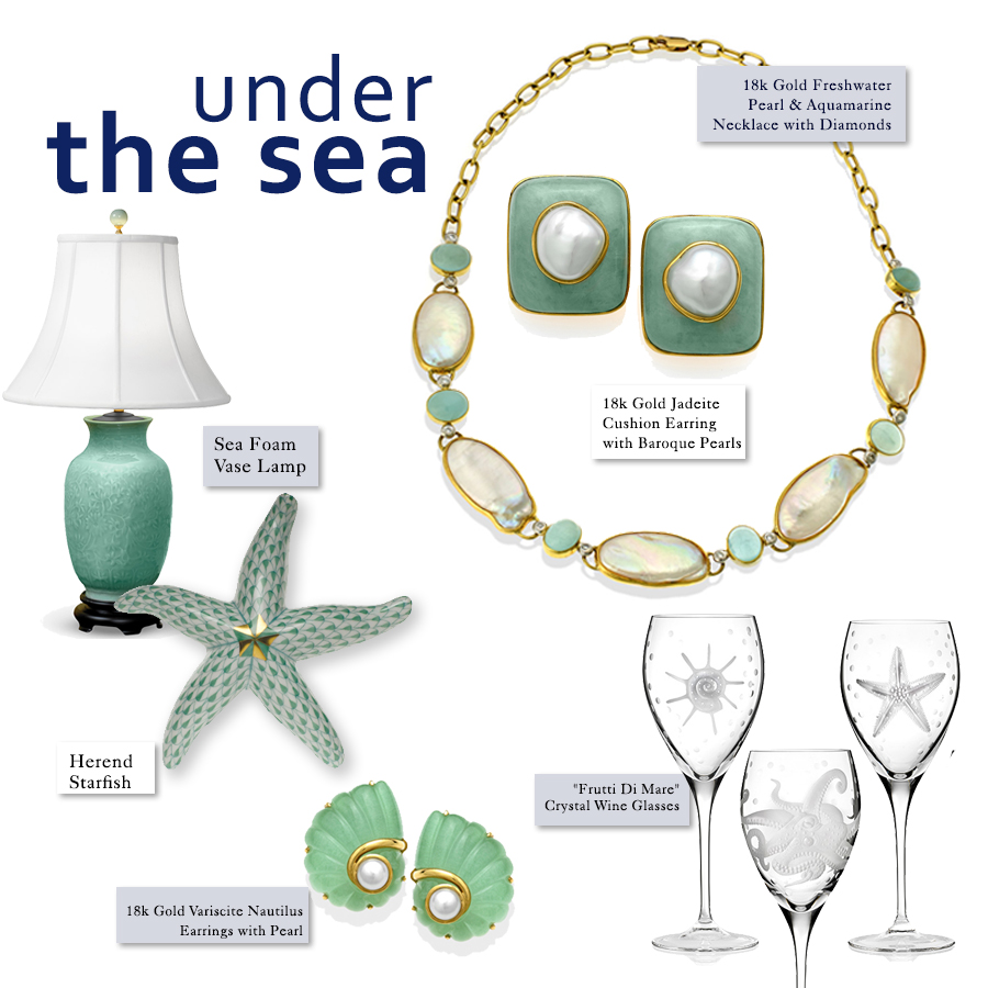 sea inspired home decor jewelry