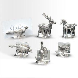 sterling silver placard holders
