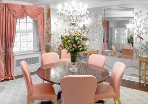 mild rose dining room set