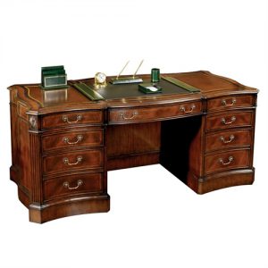 mahogany-serpentine-writing-desk