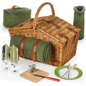 kent picnic basket for two