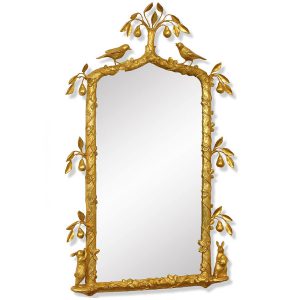 In a Pear Tree Antique Gold Mirror
